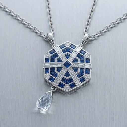 Sapphire necklace