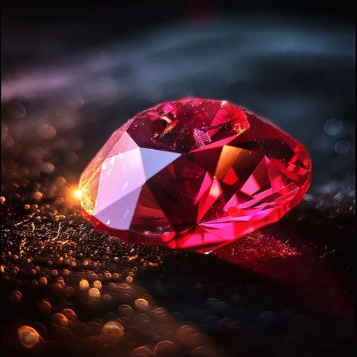 glowing ruby