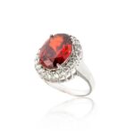 silver ruby ring