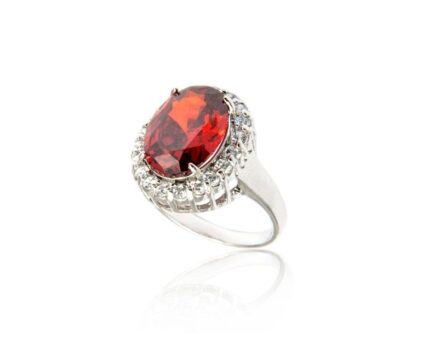 silver ruby ring